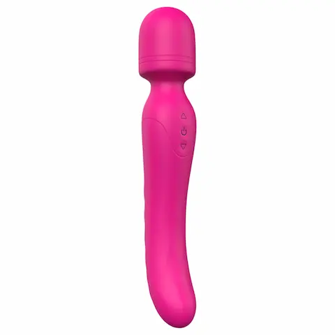 Vibes of Love Wand – masážní vibrátor – akumulátor, zahřívací – růžový