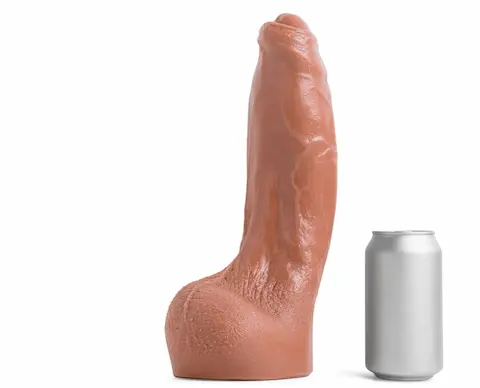 Mr. Hankey’s Toys Wade Wolfgar XXL, prémiové silikonové dildo s Vac-U-Lock 35,5 x 7,3–10,4 cm