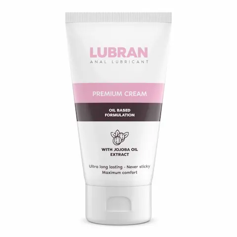 IntimateLine Lubran Premium Creme Lubricant 50 ml, olejový lubrikační gel s jojobovým olejem