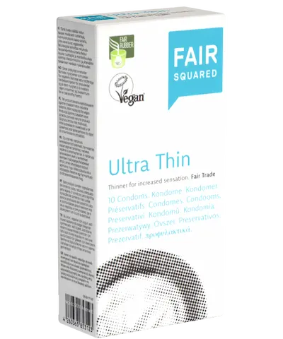 Fair Squared Single: Ultra Thin, 10 Fair Trade condoms