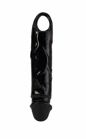 Mister B WAD Rear-End Rocket Black L, černý návlek na penis 23,5 x 5 cm