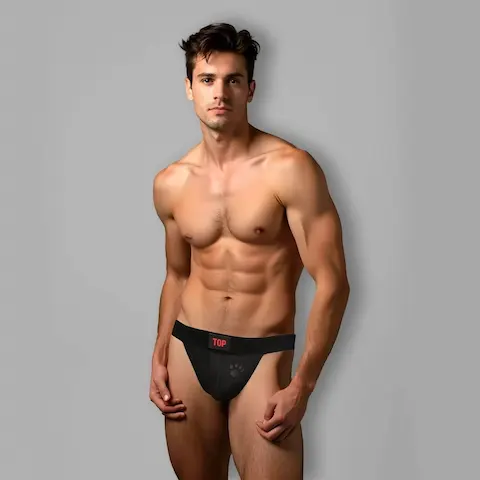 Jocksy Prowler Red Switch Jock černé S, pánské jocksy s vyměnitelnými štítky na suchý zip