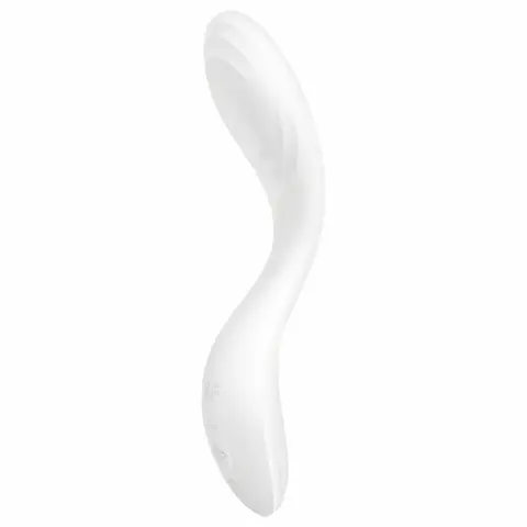 Satisfyer Rrrolling – vibrační G-bodový stimulátor s pohyblivými kuličkami (bílý)