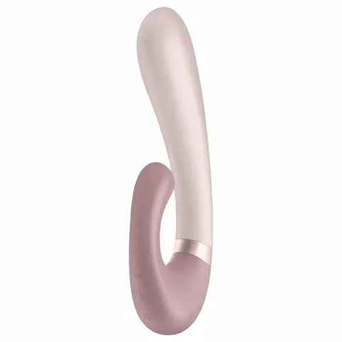 Satisfyer Heat Wave – aplikací ovládaný vyhřívaný vibrátor (béžový)