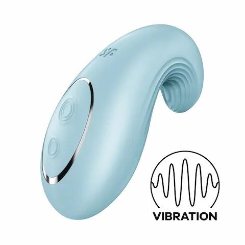 Stimulátor SATISFYER DIPPING DELIGHT modrý