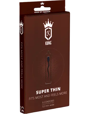Kung Single: Super Thin, 6 super thin condoms