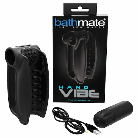 Bathmate Hand Vibe – akumulátorový ruční vibrátor (černý)