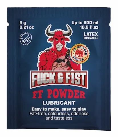 Fuck & Fist FF Powder Lubricant 6 g, instantní lubrikant 500 ml