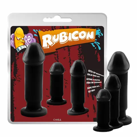 Rubicon II. sada análních kolíků 3 ks černé