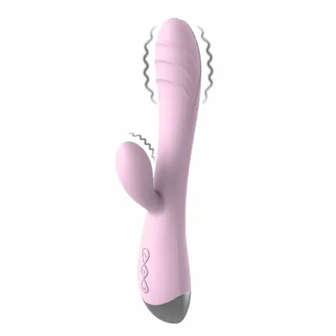 BASIC X Philip rabbit vibrátor světle růžový