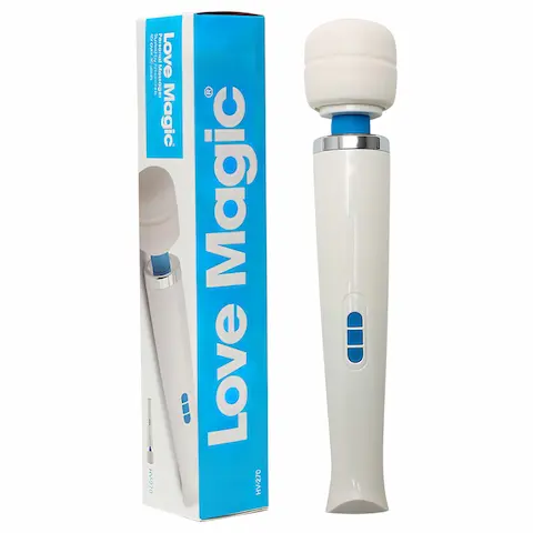 Love Magic Wand – akumulátorový masážní vibrátor – bílý