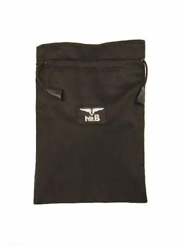 Mister B Toy Bag Black S, bavlněný vak na erotické hračky 23 x 35 cm