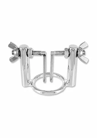 Slave4master Vice Grip Urethral Stretcher, ocelový penis plug se 2 rameny