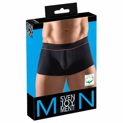 Svenjoyment – eko-bavlněné komfortní boxerky (černé)