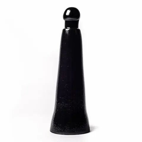 Mister B WAD Destroyer of Worlds Black, černé anální dildo 34 x 4,8–10,5 cm