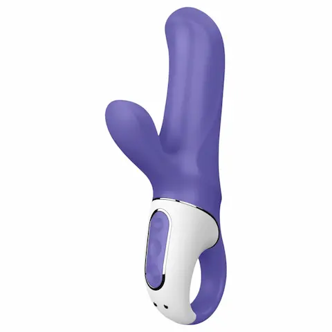 Satisfyer Magic Bunny – vodotěsný vibrátor s klitorálním ramenem (fialový)