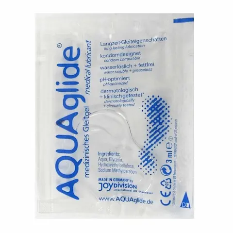 Joydivision Lubrikační gel AQUAglide 3ml – Tester