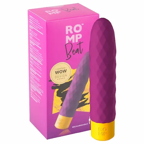 ROMP Beat – vibrátor na baterii – voděodolný – fialový