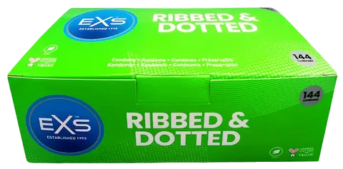 EXS Ribbed and Dotted, 144 pcs