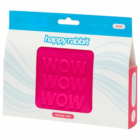 Happyrabbit – pouzdro na erotickou hračku (růžové) – malé