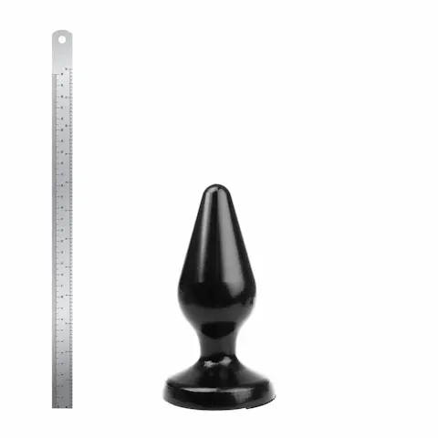 Wolf Charge Plug XL, černý anální kolík 20 x 3,5–7,5 cm