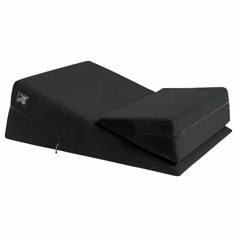 Liberator – sada 2 erotických polštářů wedge/ramp – černá
