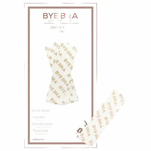 Bye Bra – oboustranná páska na uchycení oblečení – 20 ks