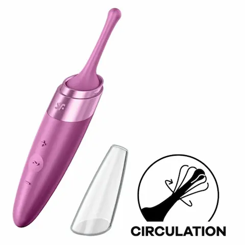 Vibrátor SATISFYER TWIRLING DELIGHT fialový