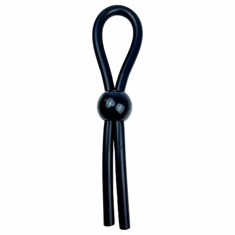 Pulselock Forge – nastavitelný silikonový lasový erekční kroužek (černý)