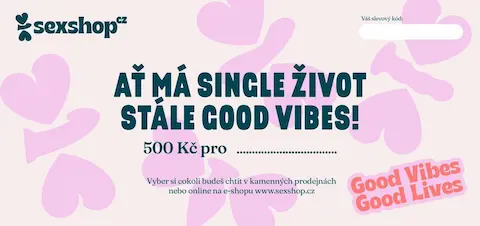 Dárkový poukaz pro singles v hodnotě 500 Kč