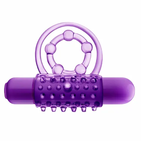 Kroužek na penis Blush PLAY WITH ME THE PLAYER DOUBLE purple