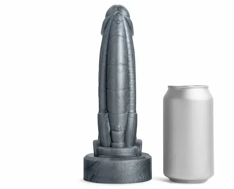 Mr. Hankey’s Toys Sex Machine Small, prémiové silikonové dildo s Vac-U-Lock 22,6 x 3,9–5,2 cm