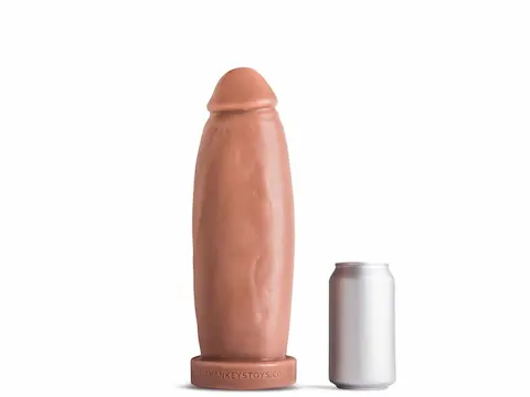 Mr. Hankey’s Toys Boss Hogg LG/XL, prémiové silikonové dildo s Vac-U-Lock 31,8 x 7,2–10 cm
