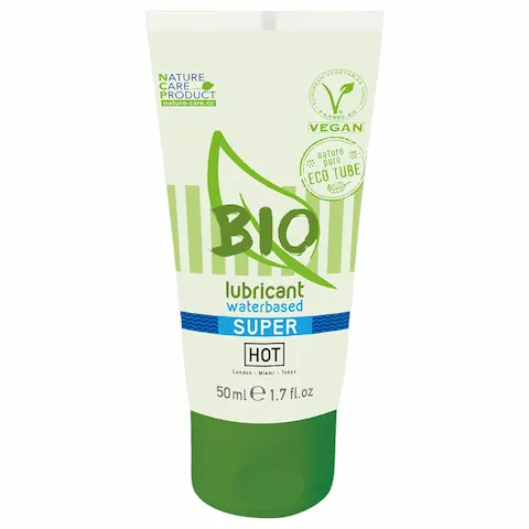 HOT Bio Super – veganský lubrikační gel na vodní bázi (50 ml)