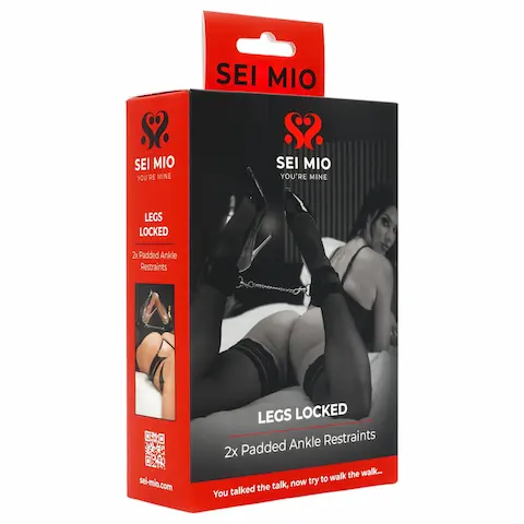 Sei Mio – pouta na kotníky – černá