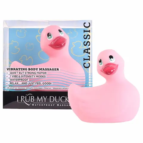 My Duckie 2.0 – vodotěsný vibrátor na klitoris – růžový