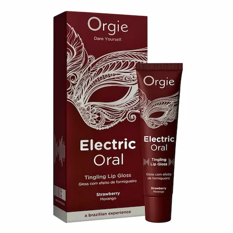 Orgie Electric Oral tingling lip gloss Strawberry 10 ml