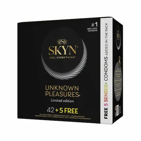 Bezlatexové kondomy – Skyn Unknown Pleasures 42+5