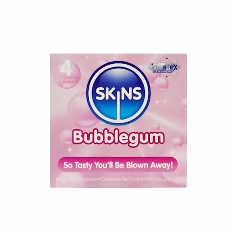 SKINS kondomy Bubblegum 4 ks