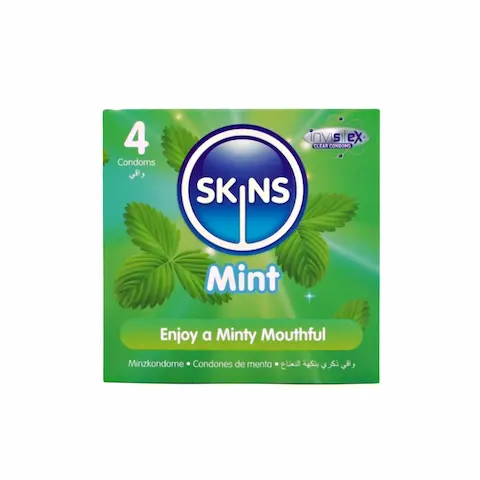 SKINS kondomy Mint 4 ks