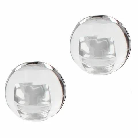 Vaginální kuličky TOYJOY Glass Worxx transparentní