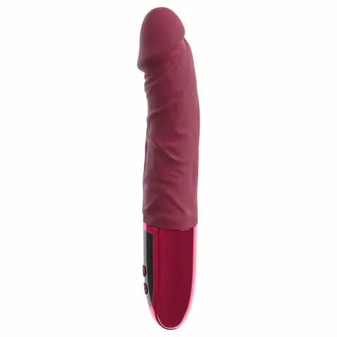 Beau Coeur Varelo – realistický silikonový vibrátor na baterii (červený)