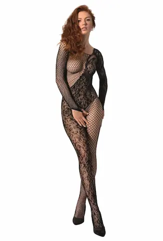 Passion bodystocking BS107 černý