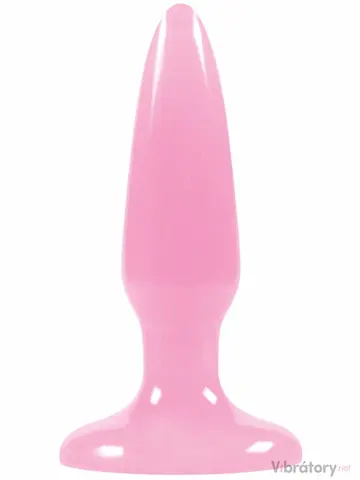 NS Novelties Anální kolík Firefly MINI – svítí ve tmě, růžový