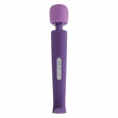 Masážní hlavice Toyz4Lovers Candy Pie fialová, vibrační masážní hlavice s USB nabíjením 32 x 5,8 cm