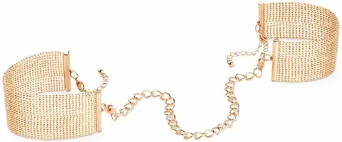 Bijoux Indiscrets Désir METALLIQUE kovová ozdobná pouta zlatá