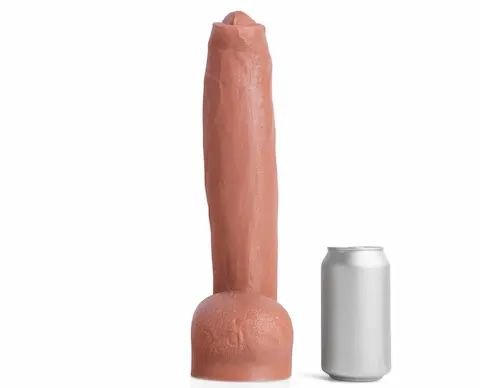 Mr. Hankey’s Toys Duke Large, prémiové silikonové dildo s Vac-U-Lock 33,6 x 6,3–7,1 cm