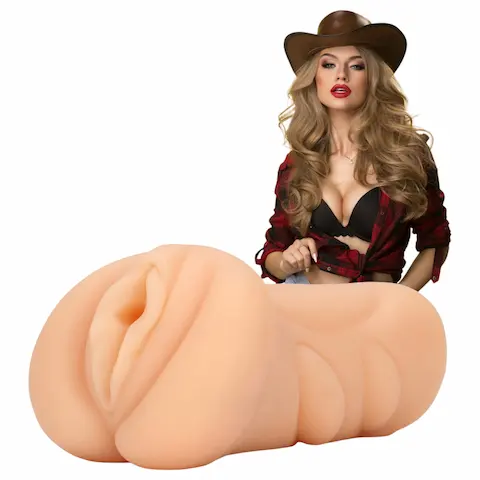 S-Line Cowgirl – realistická umělá vagína (tělová barva)