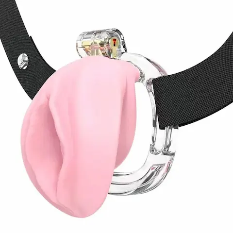 P-CAGE PC10 Klec na penis Pussy – růžová