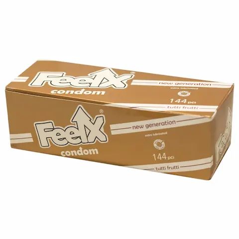 FeelX – kondomy – ovocná příchuť – 144 ks